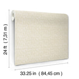 AB3041 Thatched Taupe York Wallpaper