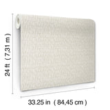 AB3043 Thatched Grey York Wallpaper