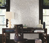 AB3081 Sirih Black York Antonina Vella Artifacts Wallpaper