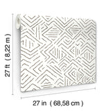 AB3081 Sirih Black York Antonina Vella Artifacts Wallpaper