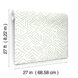 AB3082 Sirih Sage York Antonina Vella Artifacts Wallpaper