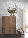 AB3083 Sirih Navy York Antonina Vella Artifacts Wallpaper