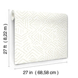 AB3085 Sirih Beige York Antonina Vella Artifacts Wallpaper