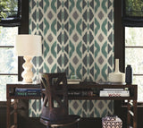 AB3092 Patan Indigo York Antonina Vella Artifacts Wallpaper 