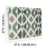 AB3092 Patan Indigo York Antonina Vella Artifacts Wallpaper 