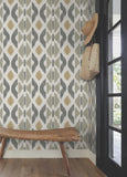 AB3095 Patan Taupe York Antonina Vella Artifacts Wallpaper 
