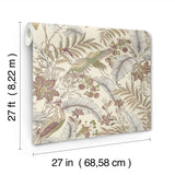 AB3101 Heronwood Mulberry York Wallpaper