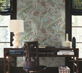 AB3102 Heronwood Sky Blue York Wallpaper