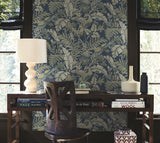 AB3103 Heronwood Navy York Wallpaper