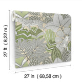 AB3114 Namiri Green York Wallpaper