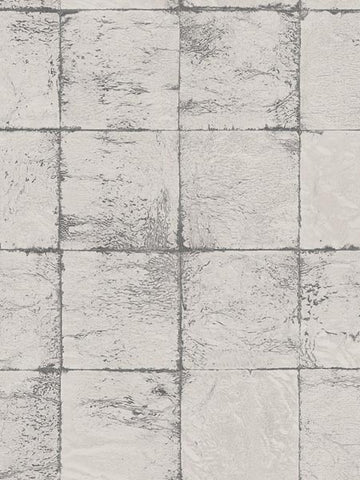 AF40904 Metallic Tile Wallpaper