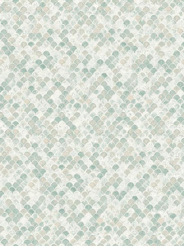 AF42004 Contemporary Fish Scale Wallpaper