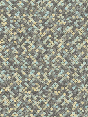 AF42005 Contemporary Fish Scale Wallpaper