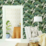 AF6593 Sprig Heron Wallpaper