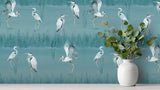 AH100213AH Gerald Blue Heron River Wallpaper