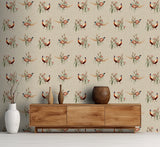 AH100214AH Eustace Neutral Pheasant Meadow Wallpaper