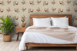 AH100214AH Eustace Neutral Pheasant Meadow Wallpaper