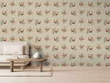 AH100214AH Eustace Neutral Pheasant Meadow Wallpaper