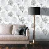 AH256701 Agatha Black Trees Wallpaper