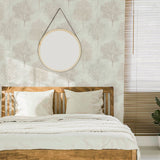 AH256702 Agatha Beige Trees Wallpaper