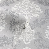 AH290406 Harriet Silver Damask Wallpaper