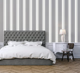 AH290505 Palazzo Silver Stripe Wallpaper