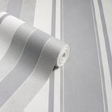 AH290505 Palazzo Silver Stripe Wallpaper