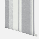 AH290505 Palazzo Silver Stripe Wallpaper