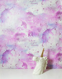 AH292901 Xena Pink Galaxy Unicorn Wallpaper