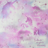 AH292901 Xena Pink Galaxy Unicorn Wallpaper