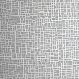 AH293100 Satoni Silver Geometric Wallpaper