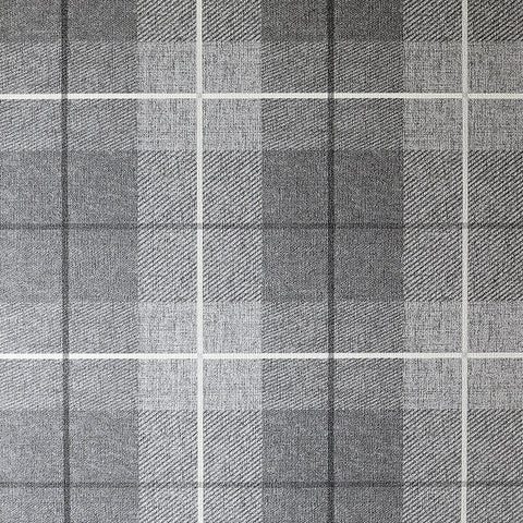 AH294900 Hector Charcoal Plaid Wallpaper