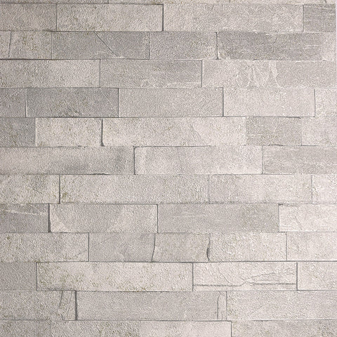 AH295201 Mortimer Taupe Brick Wallpaper