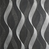 AH295500 Wilhelmina Black Ribbon Wallpaper