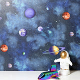 AH296000 Albert Blue Cosmos Wallpaper