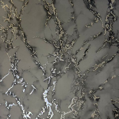 AH296702 Siward Charcoal Metallic Marble Wallpaper