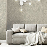 AH296706 Evonne Charcoal Marble Patina Wallpaper