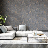 AH296708 Darcel Grey Granite Wallpaper