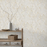 AH296804 Evonne Neutral Marble Patina Wallpaper