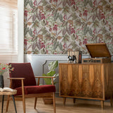 AH296908 Lorraine Neutral Tropical Wallpaper