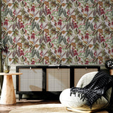 AH296908 Lorraine Neutral Tropical Wallpaper