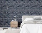 AH297700 Philomena Denim Striated Wallpaper
