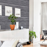 AH297702 Philomena Pewter Striated Wallpaper