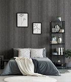 AH298500 Ephraim Charcoal Radiance Plain Wallpaper