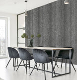 AH298500 Ephraim Charcoal Radiance Plain Wallpaper