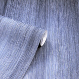 AH298502 Ephraim Dark Blue Radiance Plain Wallpaper