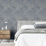 AH298601 Gideon Light Grey Distressed Wallpaper