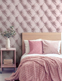 AH618103 Ella Blush Tufted Wallpaper