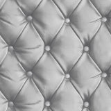 AH618104 Ella Silver Tufted Wallpaper