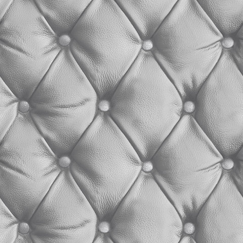 AH618104 Ella Silver Tufted Wallpaper